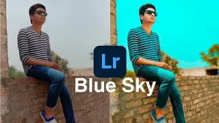 How to make blue sky in lightroom || Lightroom Mobile Tutorial || Blue Sky Editing