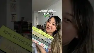 READING A BOOK FOR EVERY COLOR - GREEN EDITION 💚📗 #booktube #bookworm #booklover #bookreview