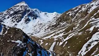 Great St Bernard Pass 🇨🇭🇮🇹 April 2022 - Drone view shot with Autel Nano+