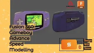 Fusion 360 Gameboy Advanced Timelaps