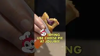 Trying Ube Cheese Pie at Jollibee 🧀 🥧
