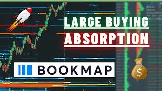 $500 MILLION Absorption Using Bookmap At A Demand Imbalance