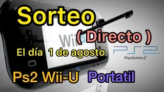 Ps2 Wii-U portátil información sorteo