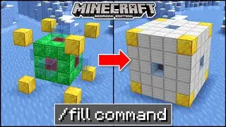 Minecraft Bedrock - How To Use The Fill Command (Mobile/Xbox/PS/Windows/Switch)