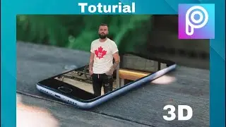 How to edit 3D manipulation toturial. PicsArt
