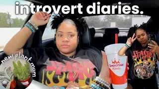 introvert diaries: spend some alone time with me + new plant mom