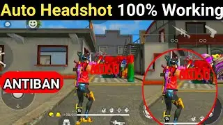 free fire auto 🎯headshot Config file || use✔️ main id antiban 100% working app