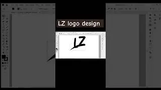 LZ logo design 🤗 #adobeillustrator #graphicdesining #logo #logodesign