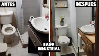 ♻ Baño Pequeño CAMBIO TOTAL ( Con poco Dinero)