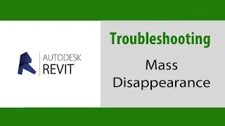 How to show disappearing masses in revit