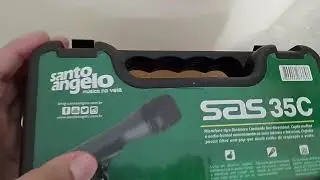 UNBOXING MICROFONE SAS 35C SANTO ANGELO 2024