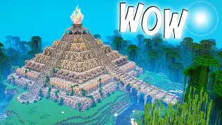 I Built an INSANE Mayan Jungle Temple in Minecraft and YOU CAN HAVE IT for FREE