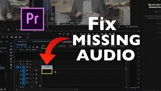 How to Fix MISSING AUDIO in Imported Videos on Premiere Pro | Tutorial