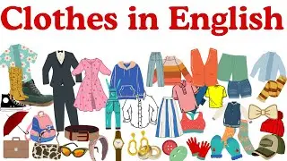 Clothes in English| English Vocabulary | #englishvocabulary |#clothing#clothes
