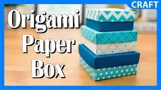 Easy DIY Origami Box | DIY Back to School Crafts