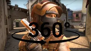 Геймплей стандофф 2 в 360°