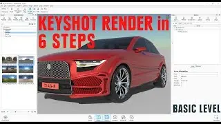 How to create Keyshot Render in 6 Simple Step | Basic Level