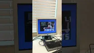 Seeing if the PETSCII Robots shareware version will load on the +UNO