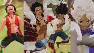 ONE PIECE Pirate Warriors 4 - All LUFFY'S Transformations/Moveset