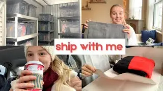 SHIP WITH ME | Reseller Day in the Life | Vlogmas Day 3