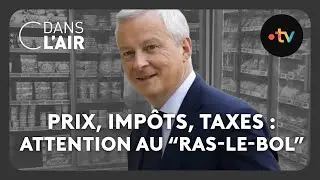 Prix, impôts, taxes : attention au "ras-le-bol" #cdanslair Archives 2023