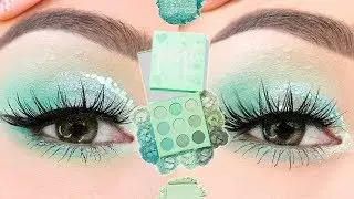 2 EASY Colourpop Mint to Be Palette Eyeshadow Makeup Tutorials