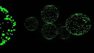 Pseudo3D floating spheres