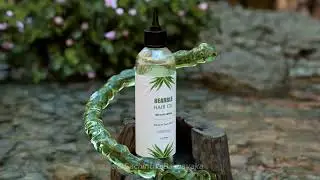Hair Oil 3D product Animation 