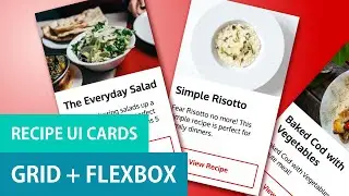 Build Recipe Cards from Scratch | CSS Grid & Flexbox