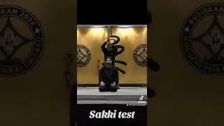 Noguchi Sensei, Sakki test #youtubeshorts #ninjatraining #bujinkan