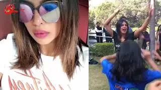 Priyanka Chopra playing with kids ‘Nine is Mine’, a key partner of unicefindia