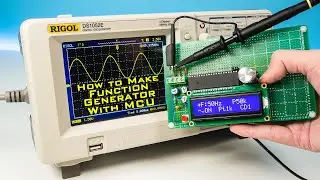 How to Make Function Generator with MCU to Generate Square and Sine Wave