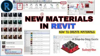 How to Create New Materials in Revit | Step by Step Guide| 