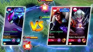 Alpha Met Top 1 Recall Sun And Dyrroth | Alpha Best Build 2023 | MLBB