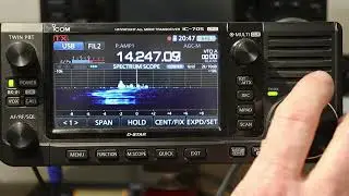 IC 705 A2Z 13 Spectrum Scope Part 1