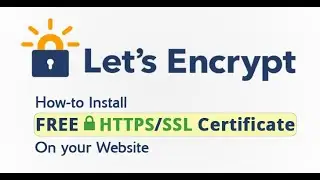 Secure website with SSL certificate from Let's encrypt....
