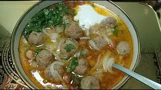 QATIQLI  OSH// УЗБЕКСКИЙ  СУП -УГРА //Ugra oshi