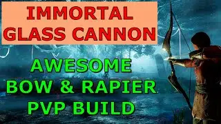 IMMORTAL GLASS CANNON | Best Bow & Rapier PvP Build | New World MMO