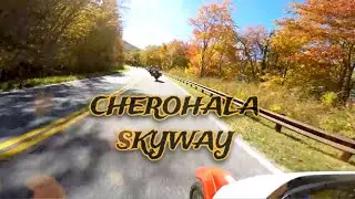CHEROHALA SKYWAY IN 4 MINTUES: FALL FOLIAGE, CRF250L TIME LAPSE