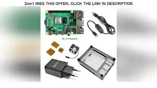 Deal Raspberry Pi 4 Model B Development Board Kit 8GB/2GB/4GB with power switch line type-c interfa