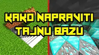 Kako Napraviti Tajnu Bazu u Minecraftu!? (Lako)