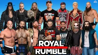 ROMAN REIGNS ENTERING NO 1 | WWE 2K24 30 MAN ROYAL RUMBLE MATCH GAMEPLAY!