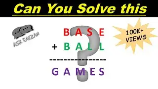 Cryptarithmetic Problem #2 | Hindi Tutorial | CSP in AI | Solution of BASE + BALL = GAMES