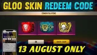Free Fire Redeem Code Today 13 August - ff Redeem Codes - Glue Wall Skin Redeem Code Free Fire