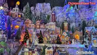 Artistic Dad’s Christmas Home Tour #artisticdad #christmasvillage #TheMoment