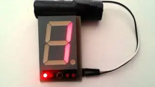 ЧАСЫ НА ОДНОМ ИНДИКАТОРЕ / SINGLE DIGIT CLOCK