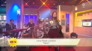 Lena Meyer-Landrut - Neon (Lonely People) - LIVE im Sat.1 Frühstücksfernsehen
