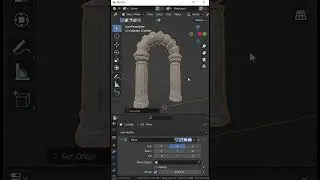 Blender's Mirror Modifier  in just 60secs!....  #3DModeling #BlenderTips #BlenderTutorial #modeling