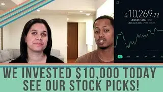 We Invested $10,000 Today & We’re Sharing Our Stock Portfolio (Ep. 1 - Dividend Income)