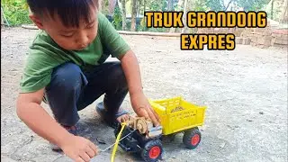 Tes miniatur truk grandong ges 😂